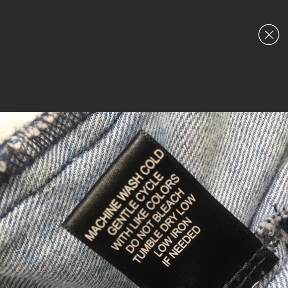 Fire Los Angeles Size Small Denim Jean Crop Jacket - Picture 8 of 8